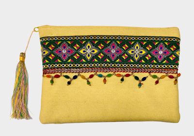 Braided Clutch Bag / 20*30 cm /  شنطة يد بجالون