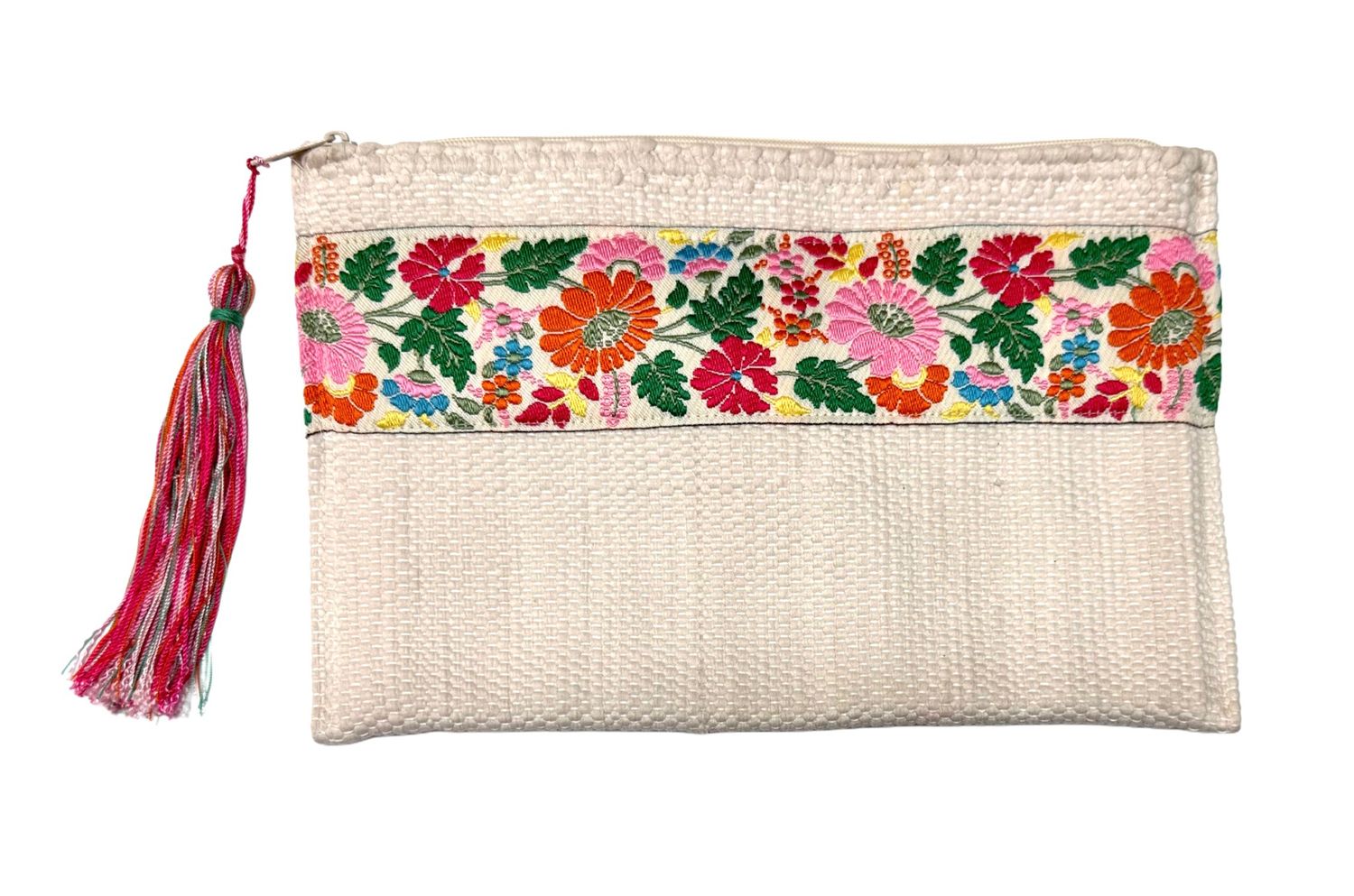 Woven Braided Clutch Bag / 20*30 cm / شنطة يد نسيج بجالون