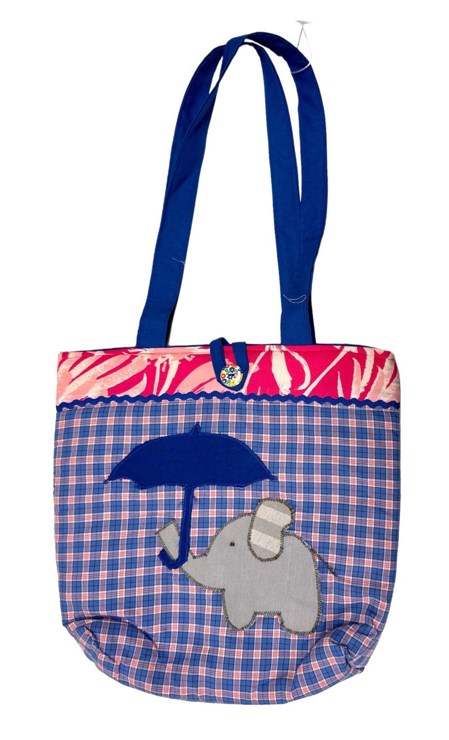 Elephant Applique Bag / 28*28 cm / شنطة بفيل ابليك