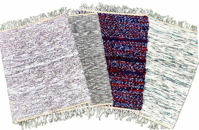 Woven Rug ( Patterned ) / 60*90 cm /دواسة نسيج ( قماش منقوش )
