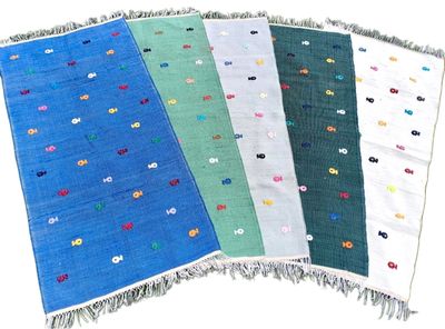 Woven Rug ( Fishes ) / 80*160 cm / سجادة نسيج  ( سمك )