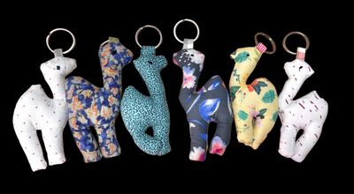 Toy Keychain / سلسلة مفاتيح لعبة قماش