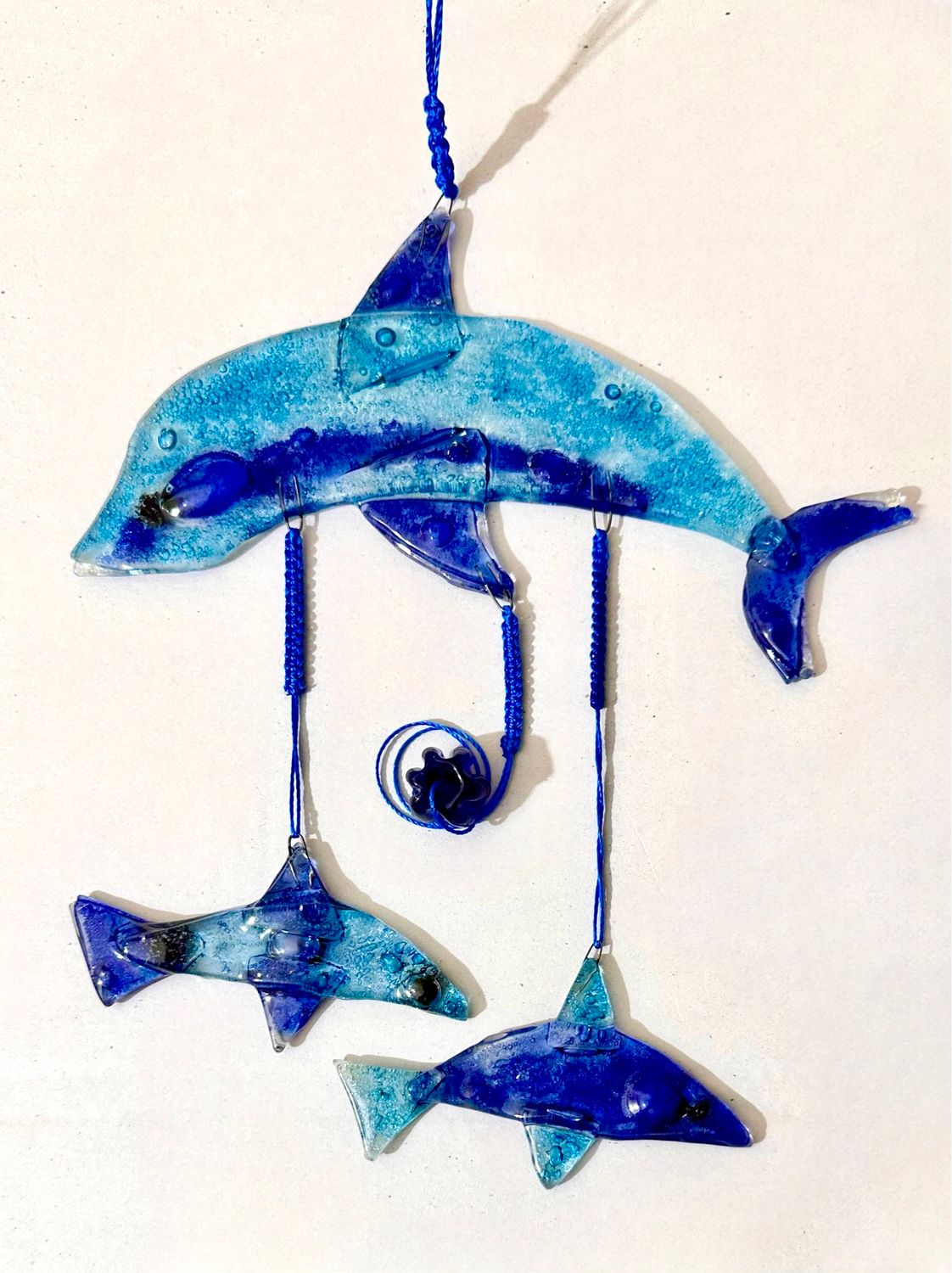 Glass Fish Wall Hanging / 26*30 cm / عليقة حائط سمك زجاجي