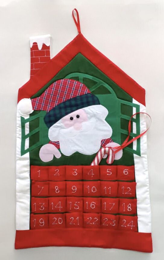 Santa Advent Calendar / 45*75 cm / لوحة بابا نويل بالارقام