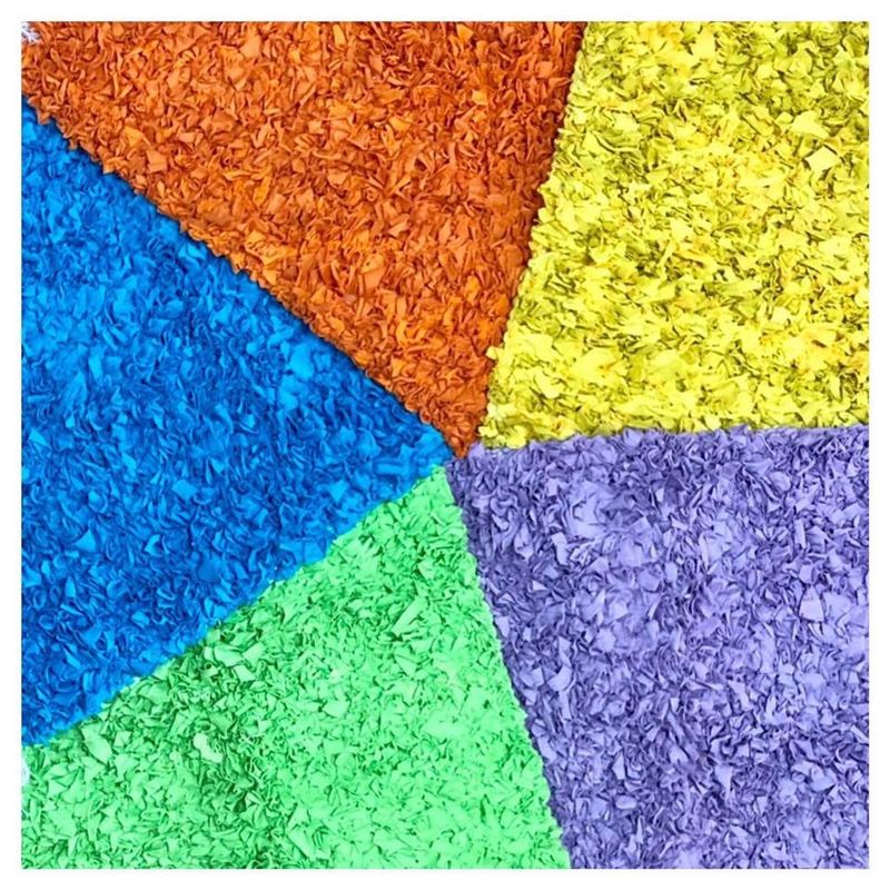Shaggy Woven Rug ( Plain ) / 70*100 cm / دواسة نسيج  منكوش ( سادة )