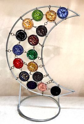 Crescent With Nespresso Capsules / 12*29 cm / هلال بكبسولات النسبرسو