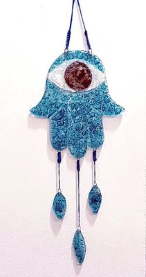 Glass Eye Wall Hanging / 25*50 cm / عليقة حائط عين زجاجية
