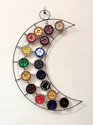 Hanging Crescent With Nespresso Capsules / 15*5,5 cm / هلال للتعليق بكبسولات النسبرسو