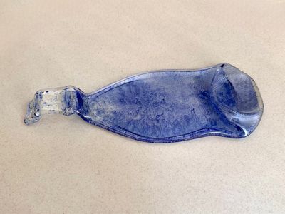 Blue Colored Bottle / زجاجة زرقاء ملونة