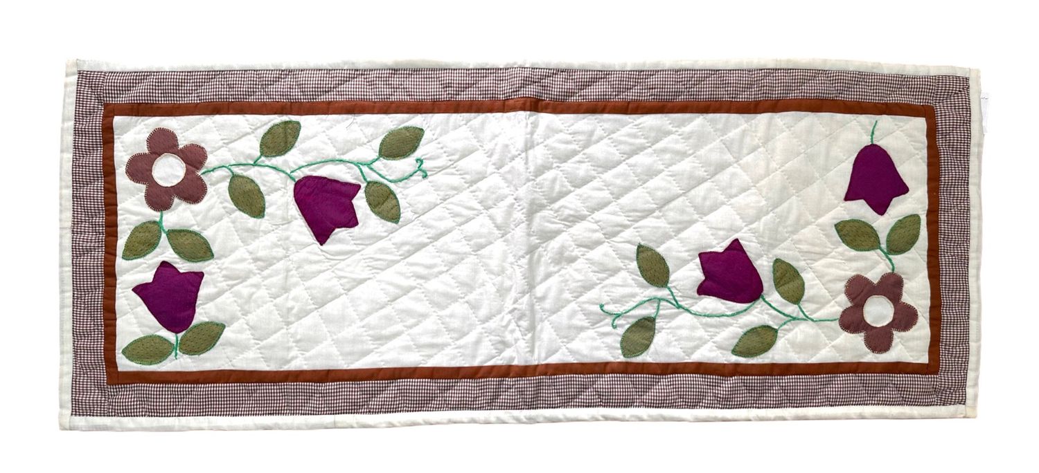 Quilted Table Runner / 55*140 cm / مفرش سفرة مبطن