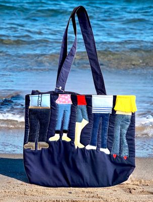 Jeans Bag / 35*50 cm / شنطة الچينز