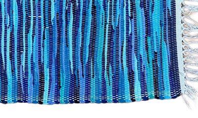 Woven Rug ( Small Tight Weaves - Marina ) / 80*160 cm / سجادة نسيج  ( نسيج صغير ضيق - مارينا )