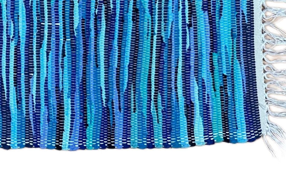 Woven Rug ( Small Tight Weaves - Marina ) / 80*160 cm / سجادة نسيج  ( نسيج صغير ضيق - مارينا )