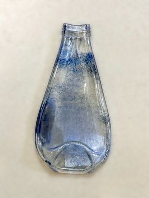 Small Blue Colored Bottle / زجاجة صغيرة زرقاء ملونة