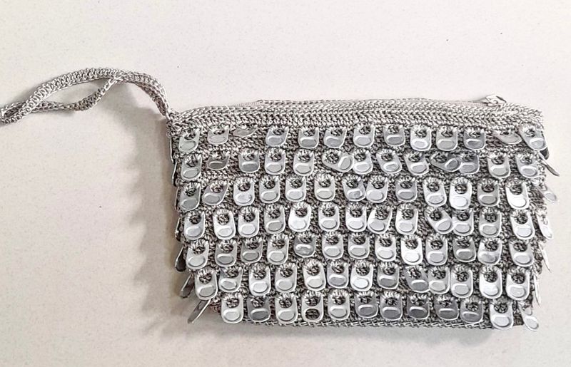 One Opening Can Tap Clutch / 15*25 cm / شنطة يد بكانز فتحة واحدة