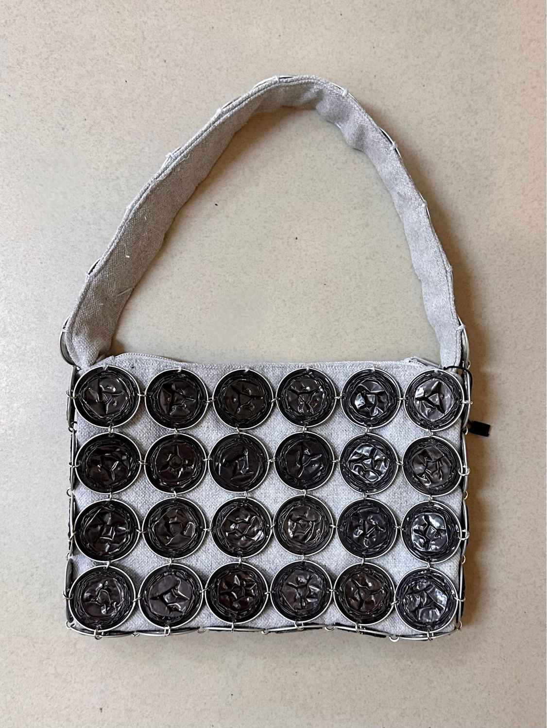 Gray Nespresso Handbag / 15*20 cm / شنطة نسبرسو رمادية