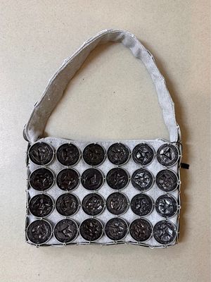 Gray Nespresso Handbag / 15*20 cm / شنطة نسبرسو رمادية