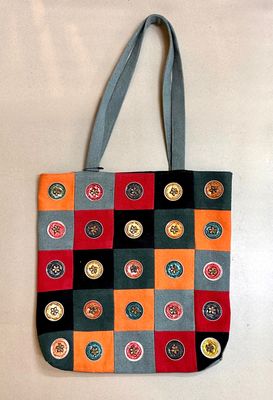 Patchwork Nespresso Bag / 40*40 cm / شنطة باتشورك بالنسبرسو