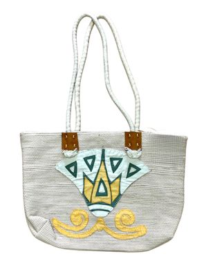 Applique Weaving Bag / 40*45 cm / شنطة نسيج بأبليك