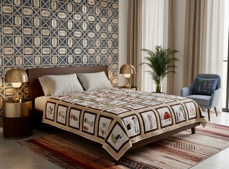 225*265 cm - Patchwork &amp; Applique Quilt