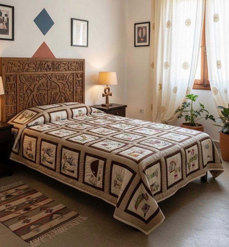 190*270 cm - Patchwork &amp; Applique Quilt