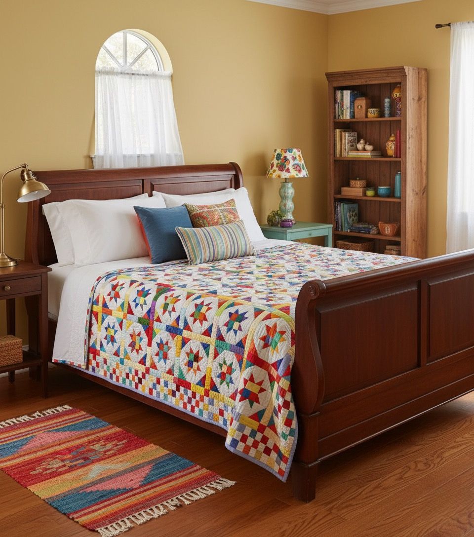 220×245 cm - Patchwork Quilt