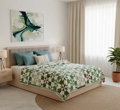 215*265 cm - Patchwork Quilt