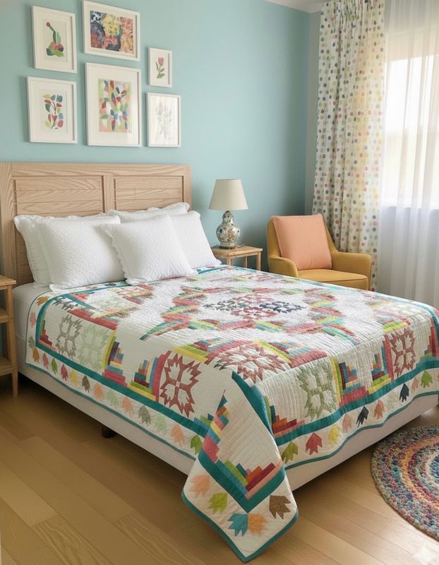 225*280 cm - Patchwork Quilt