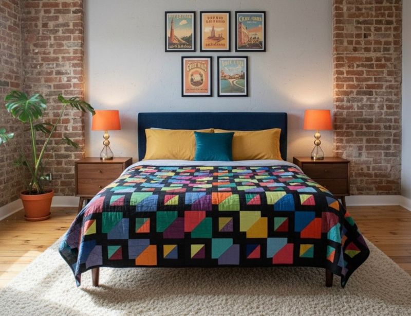 215*250 cm - Patchwork Quilt