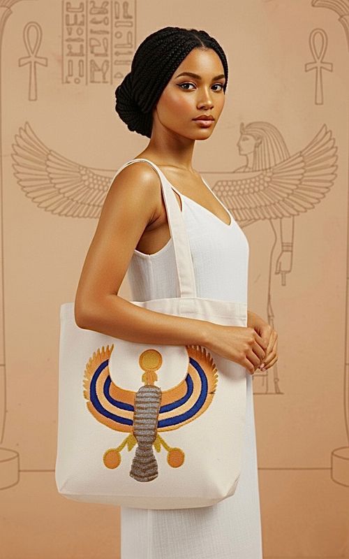 Tot Bag With Can Taps Applique / 40*40 cm / شنطة بابليك من فاتحات الكانز