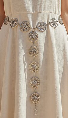 Can Tabs Flowers Belt / حزام ورد من الكانز