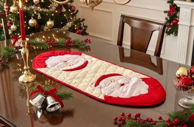 Applique Table Runner / 60*150 cm / مفرش سفرة أبليك 