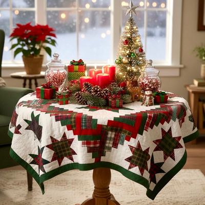 Patchwork Table Cloth / 155 cm / مفرش سفرة باتشورك