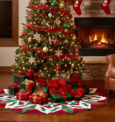 Patchwork Tree Skirt / 120 cm / قاعدة شجرة باتشورك