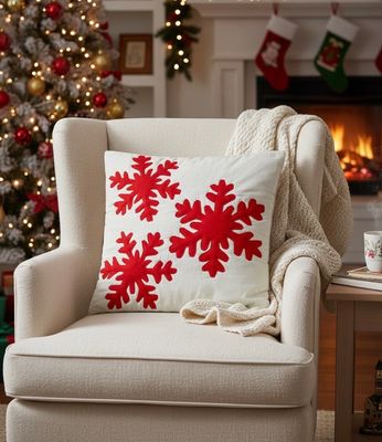 Applique Cushion Cover / 45*45 cm / كيس خددية ابليك