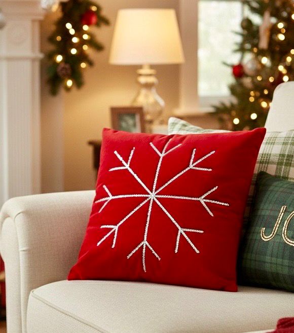 Cushion Cover With Sequins / 45*45 cm /  كيس خددية بالترتر