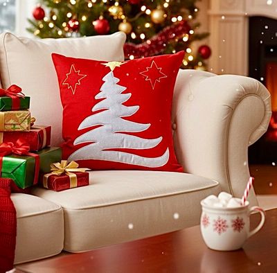 Applique Cushion Cover / 45 *45 cm / كيس خددية ابليك