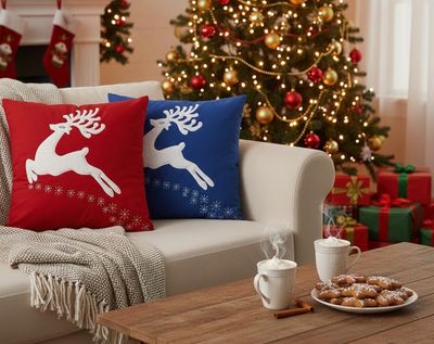 Applique Cushion Cover / 45*45 cm / كيس خددية ابليك