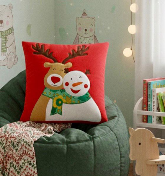 Applique Cushion Cover / 45 *45 cm / كيس خددية ابليك