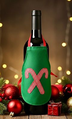 Applique Bottle Cover / 10*20 cm / غلاف زجاجة ابليك