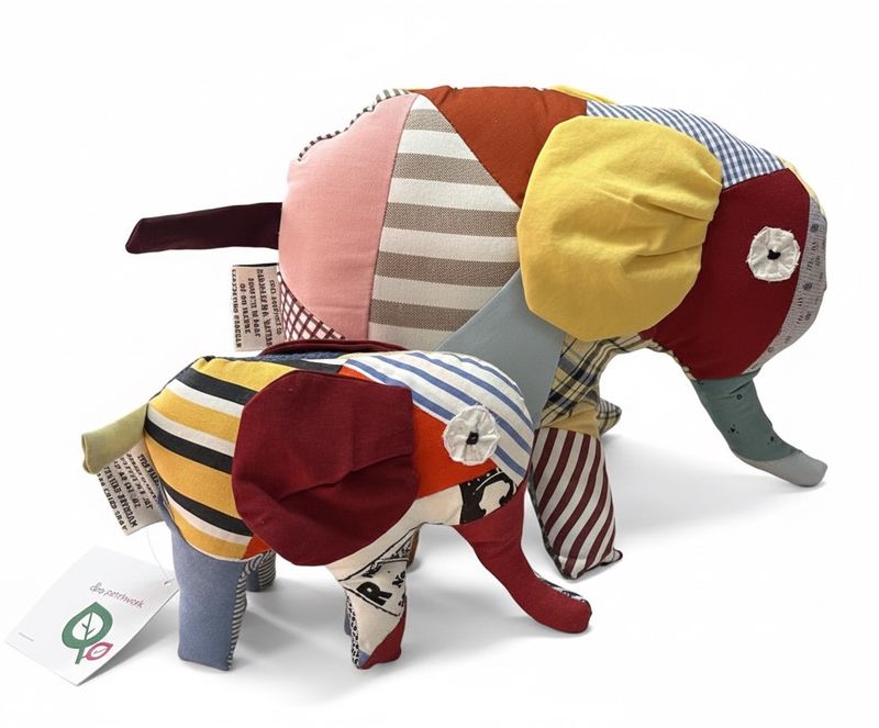 Patchwork Elephant Toy / لعبة فيل باتشورك