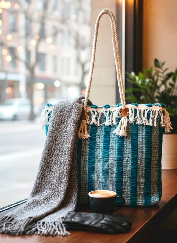 Woven Bag ( Diana ) / 35*45 cm / شنطة نسيج ( ديانا )