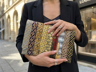 Ties Clutch /20×30 cm / شنطة يد كرافتات
