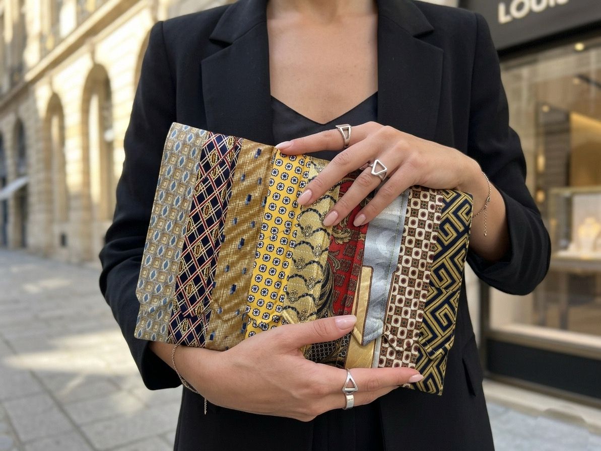 Ties Clutch /20×30 cm / شنطة يد كرافتات