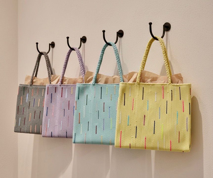 Woven Tote Bag ( Flash ) / 40*45 cm / شنطة نسيج ( قطع صغيرة )
