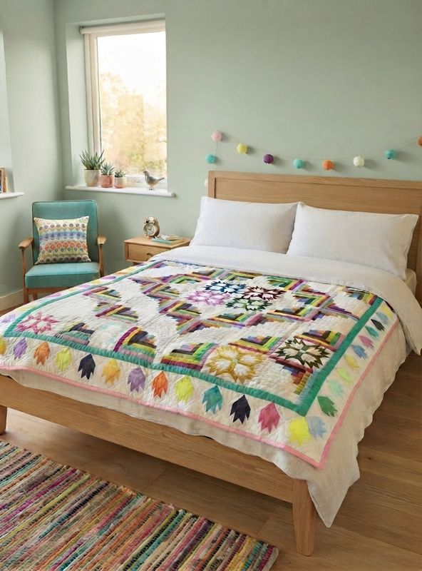 225*280 cm - Patchwork Quilt