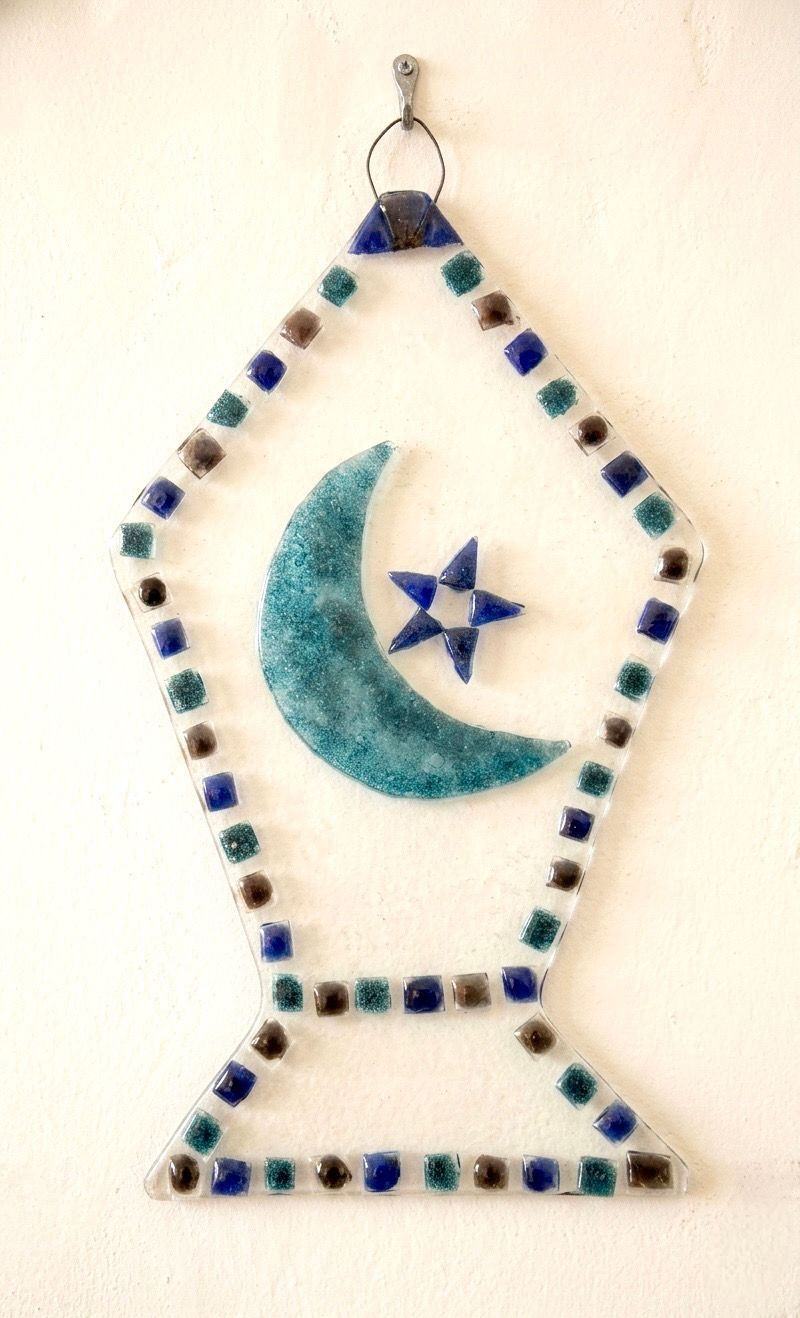 Glass Lantern / 20*35 cm / فانوس زجاجي