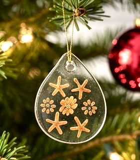 Tree Decoration ( Clear )/ 6 cm /  زينة شجرة ( شفاف )