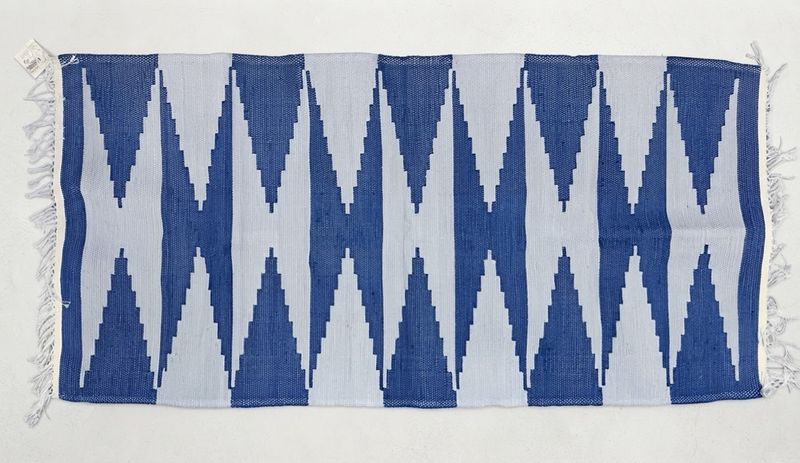 Woven Rug - Triangles / 80*160 cm / سجادة نسيج - مثلثات
