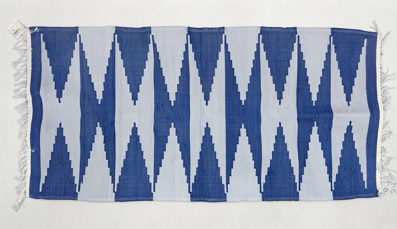 Woven Rug - Triangles / 80*160 cm / سجادة نسيج - مثلثات